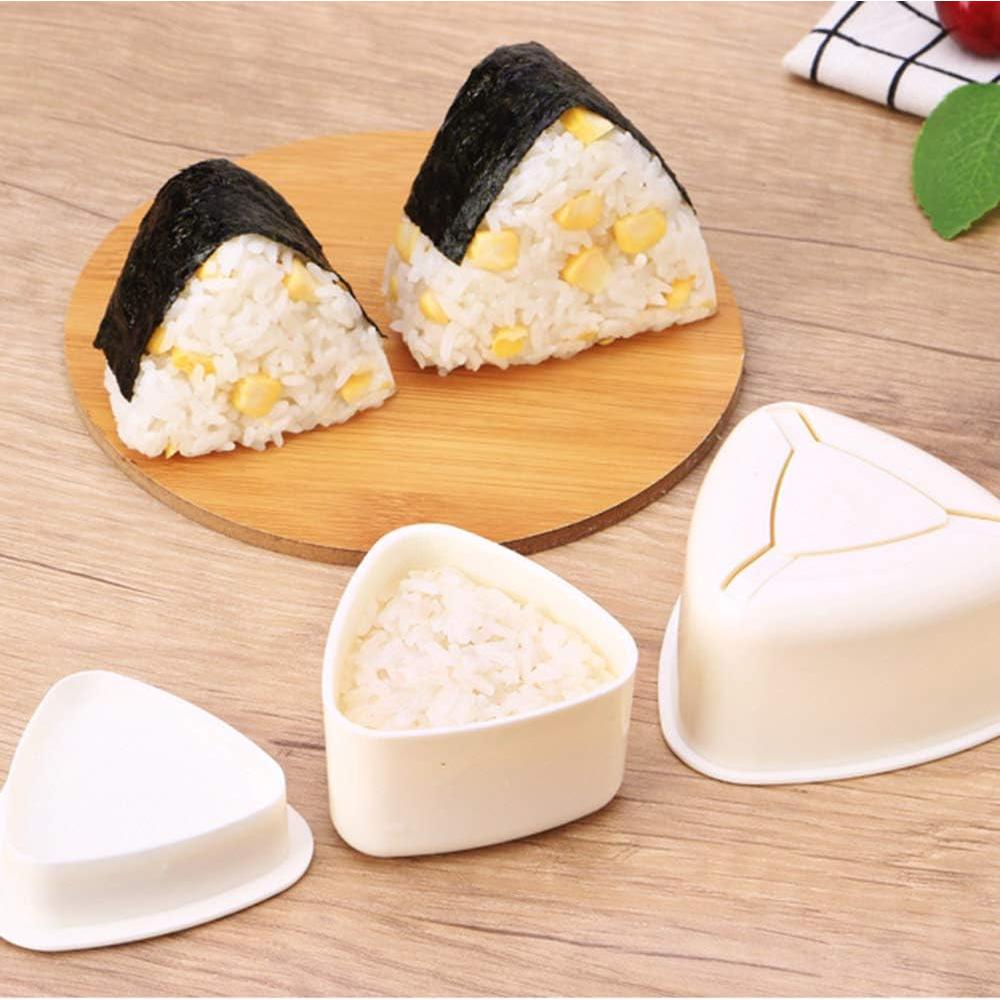 Moldes para Onigiri HAGBOU 2 Piezas Triangulares Beige