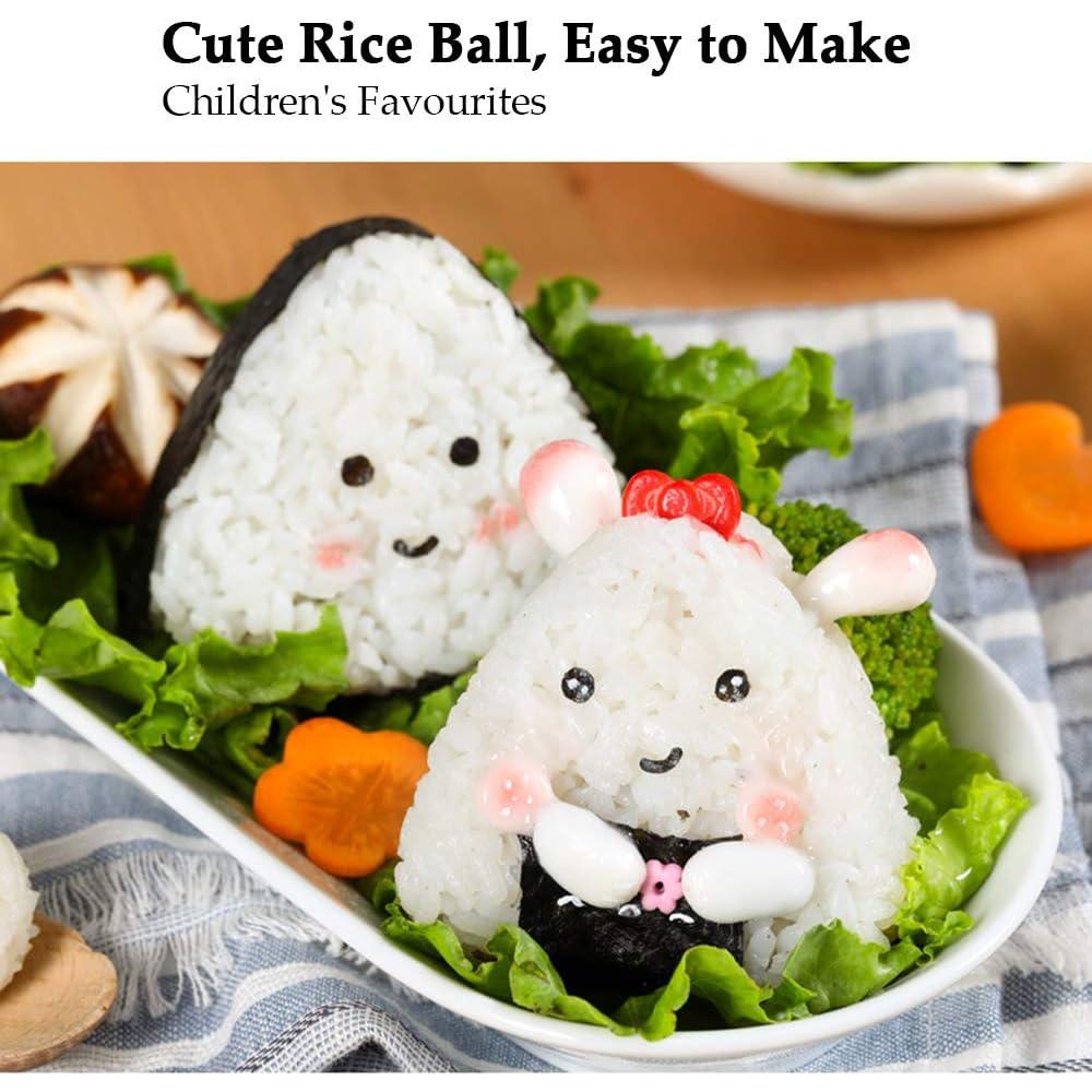 Moldes para Onigiri HAGBOU 2 Piezas Triangulares Beige