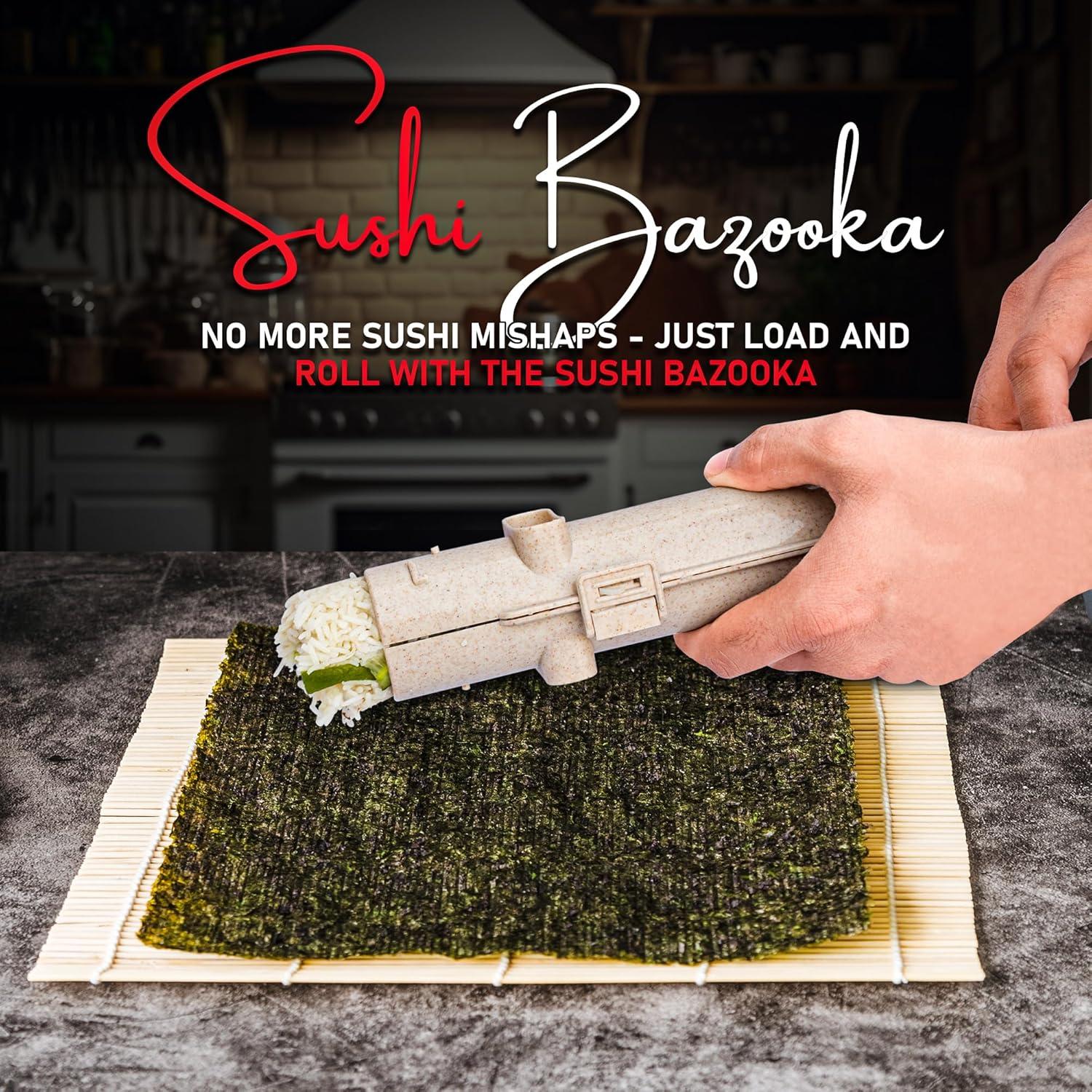 Kit de Sushi 22 en 1 KitchenCrust - Rodillo y Accesorios