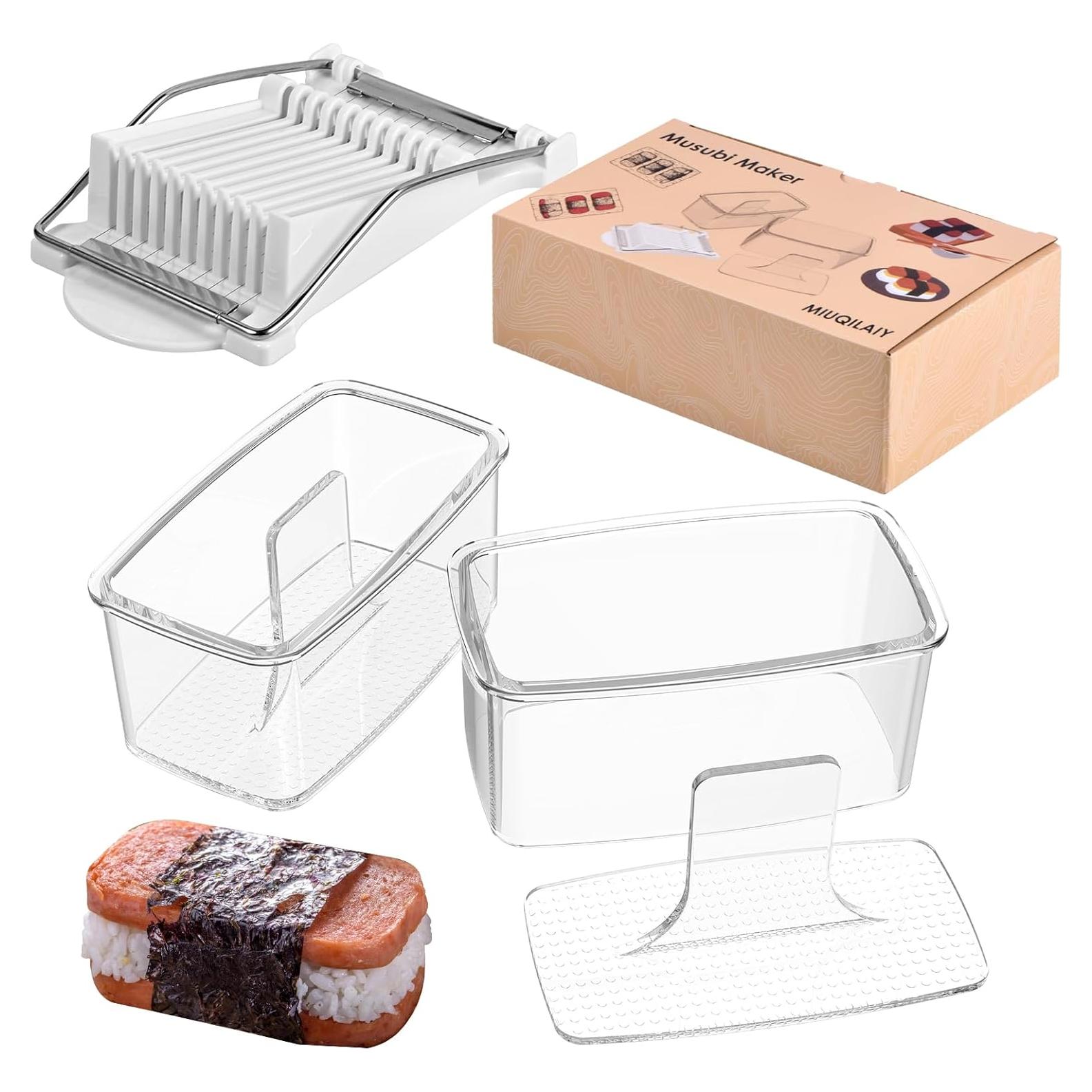 Kit de Molde de Musubi MIUQILAIY 3 Piezas Antiadherente BPA