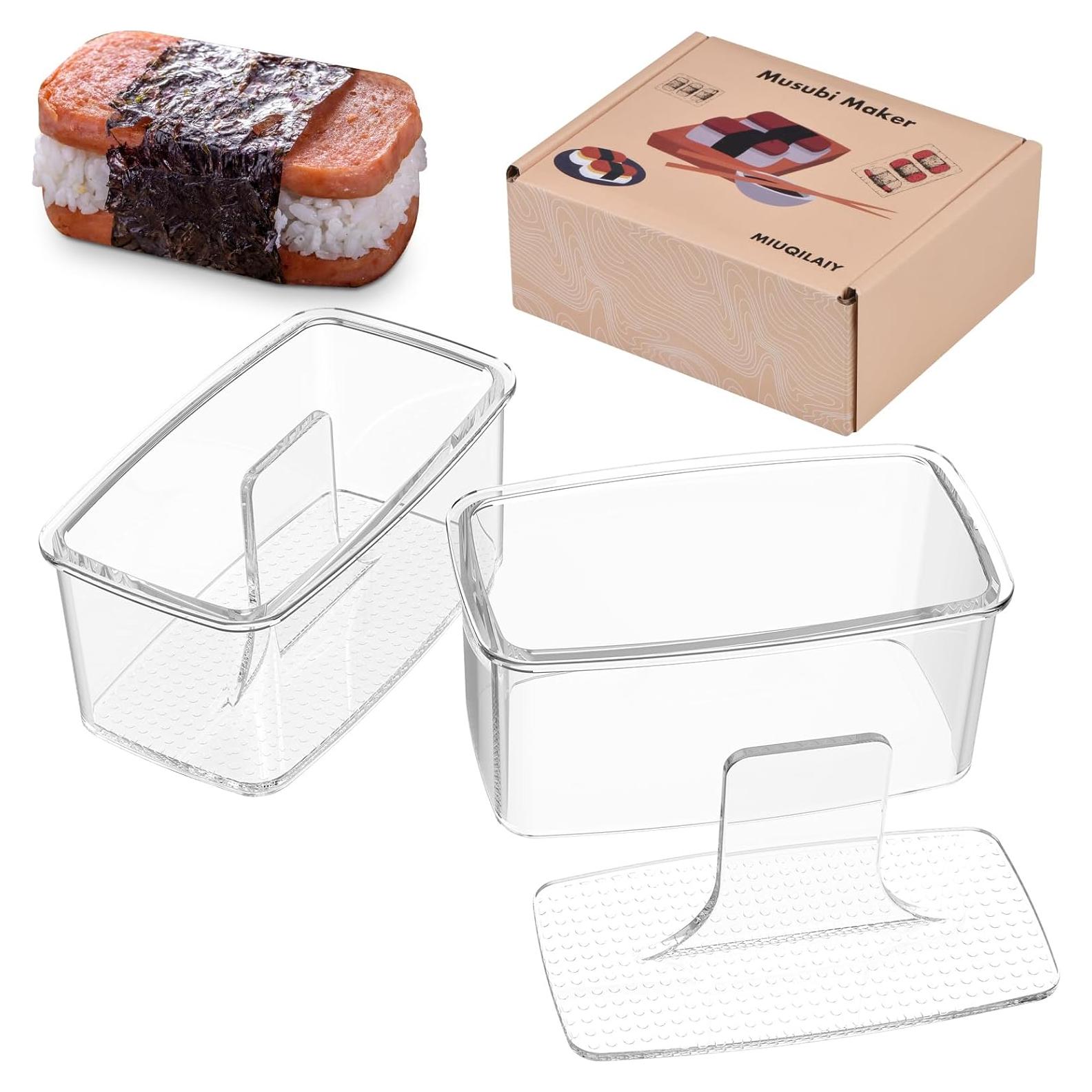 Kit de Molde de Musubi MIUQILAIY 2 Piezas Antiadherente