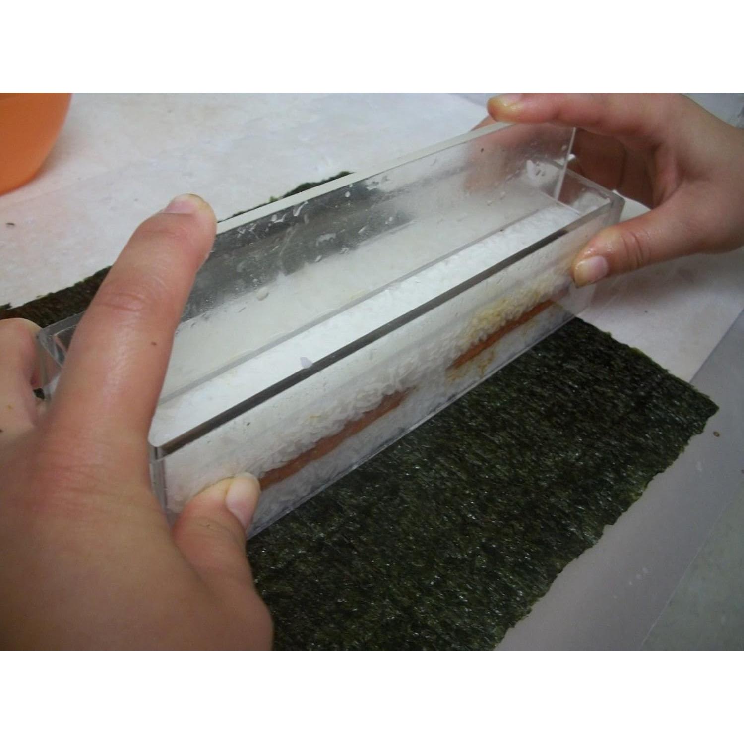 Molde para Sushi Musubi Grande AZM Displays Acrílico Azul