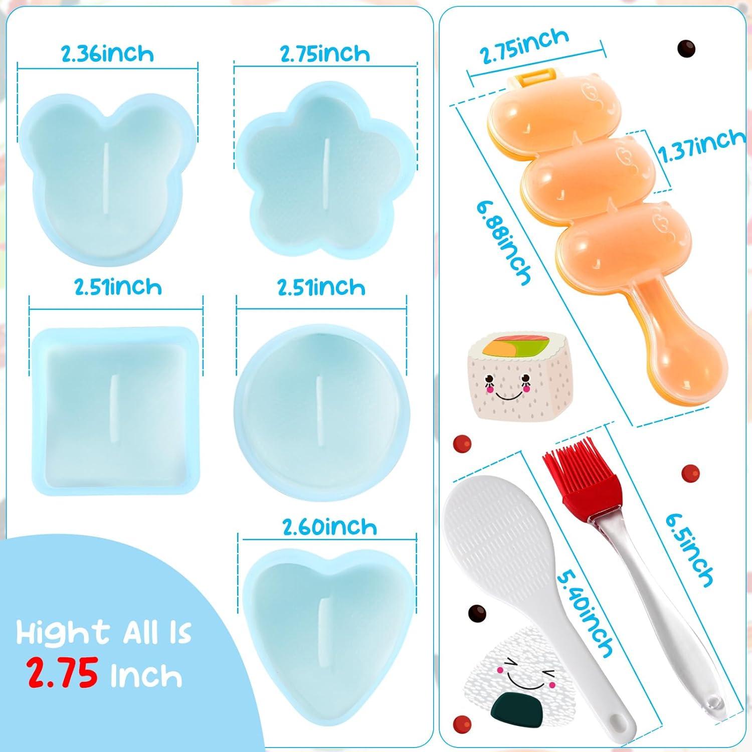 Kit de Molde para Onigiri MLRYH 8 Piezas Libre BPA