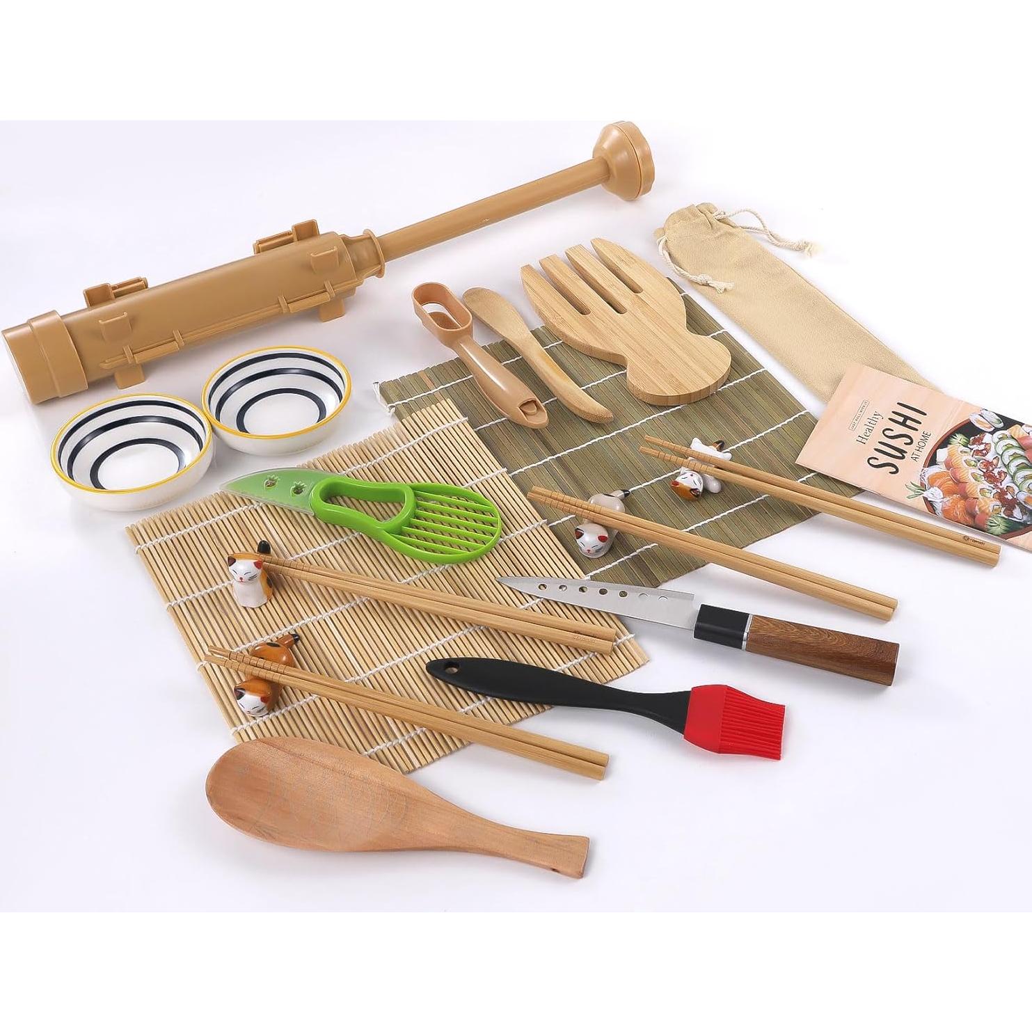 Kit de Sushi Havaro 21 Piezas para Principiantes y Chefs