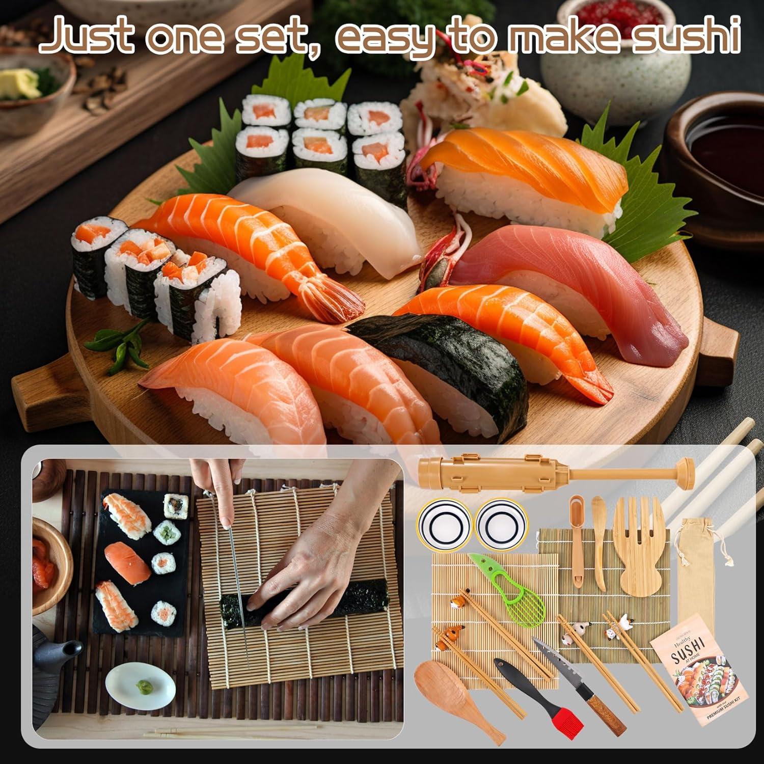 Kit de Sushi Havaro 21 Piezas para Principiantes y Chefs
