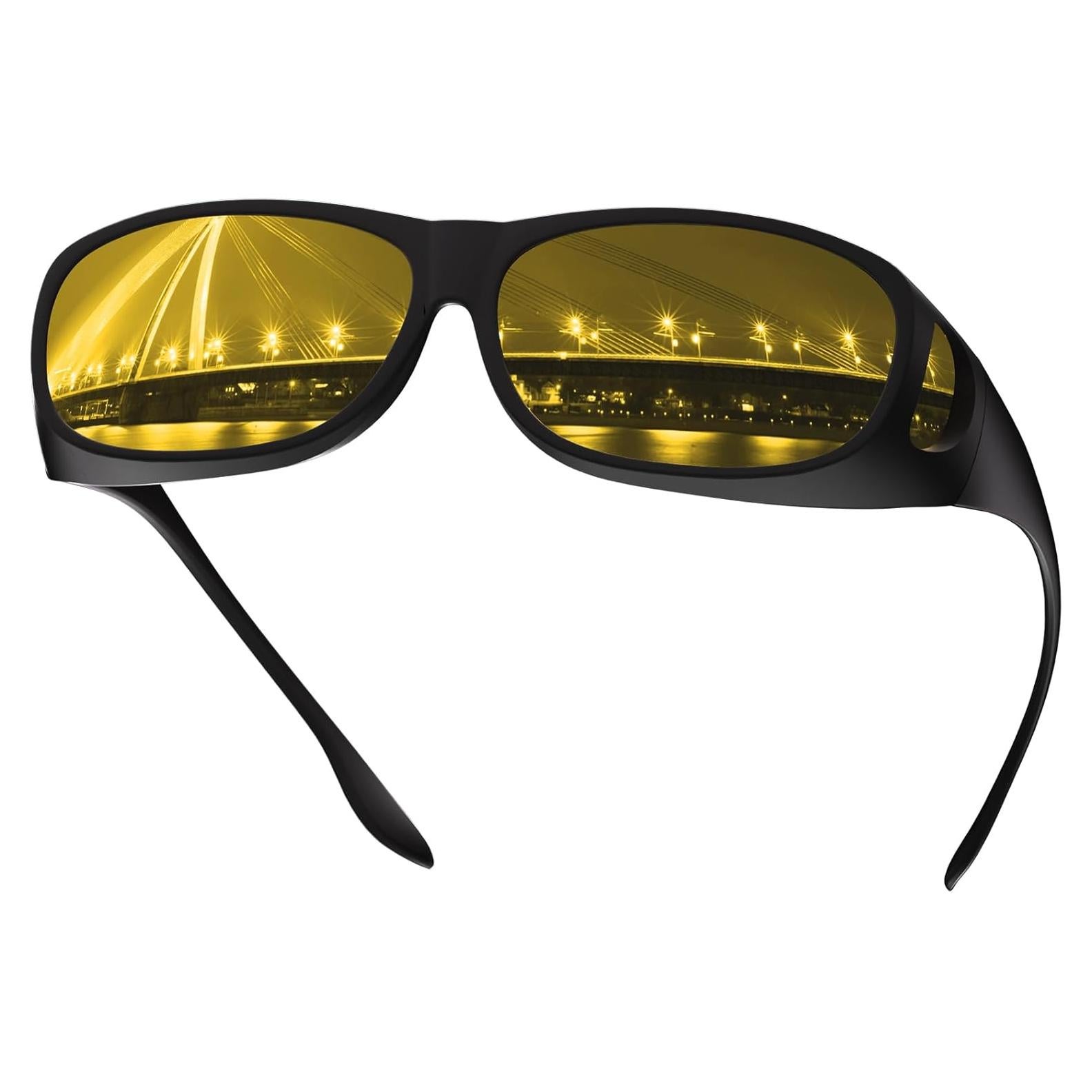 Gafas FIMOSON para Conducir de Noche Antirreflejo Amarillas