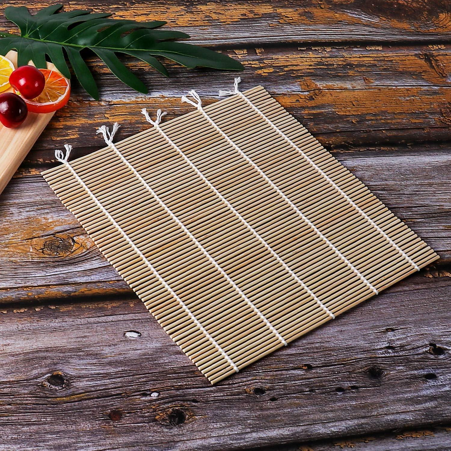 Estera de Sushi FUNGYAND de Bambú Natural 24 cm - 2 Pcs
