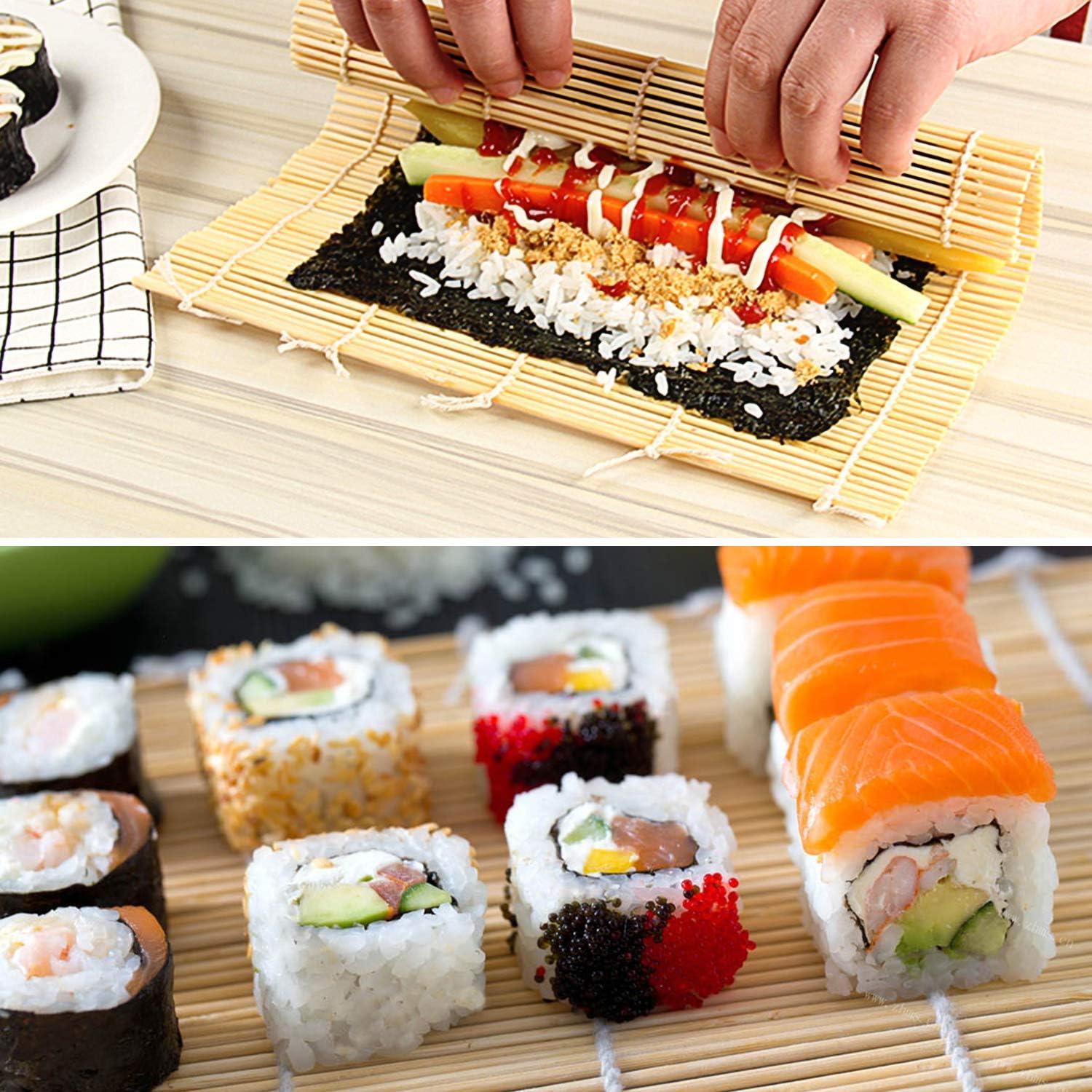 Estera de Sushi FUNGYAND de Bambú Natural 24 cm - 2 Pcs