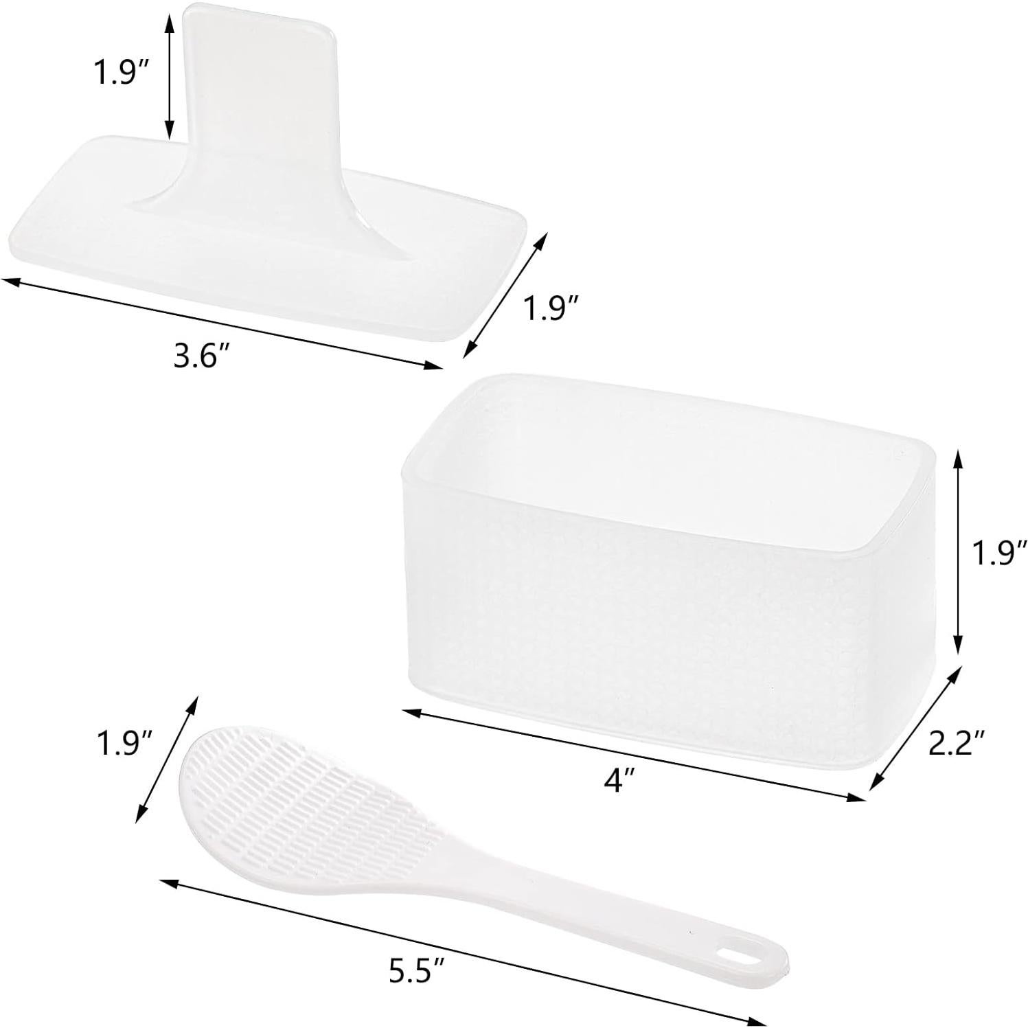 Set de 6 Moldes de Sushi Hedume Antiadherentes 10,16 cm