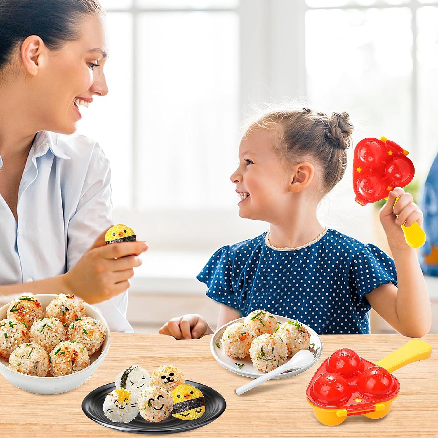 Molde para Bolas de Arroz YONGJUNG 16.5x9cm Rojo Amarillo