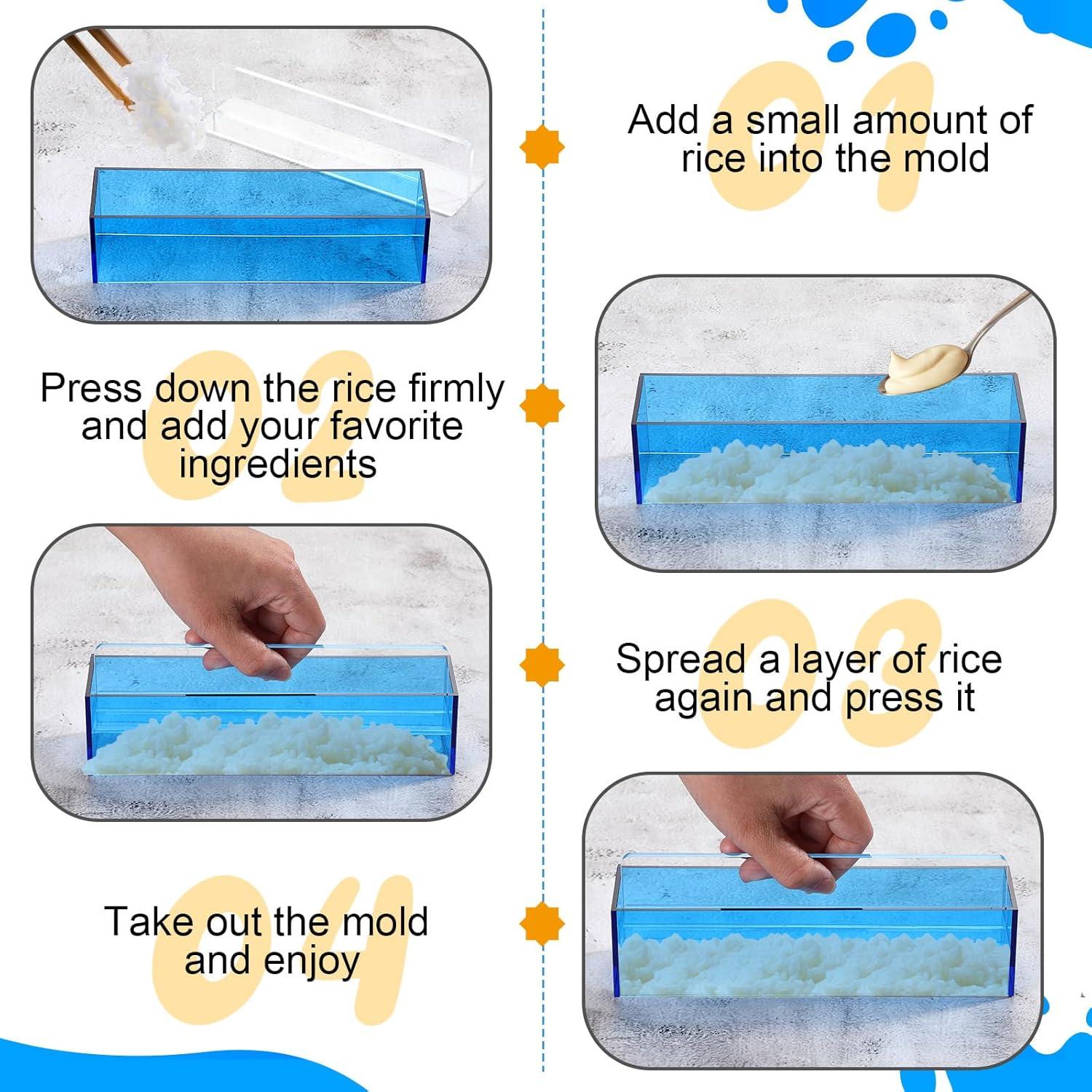 Kit de Hacer Sushi Baderke 2 Moldes y 2 Cucharas 20.7x5 cm