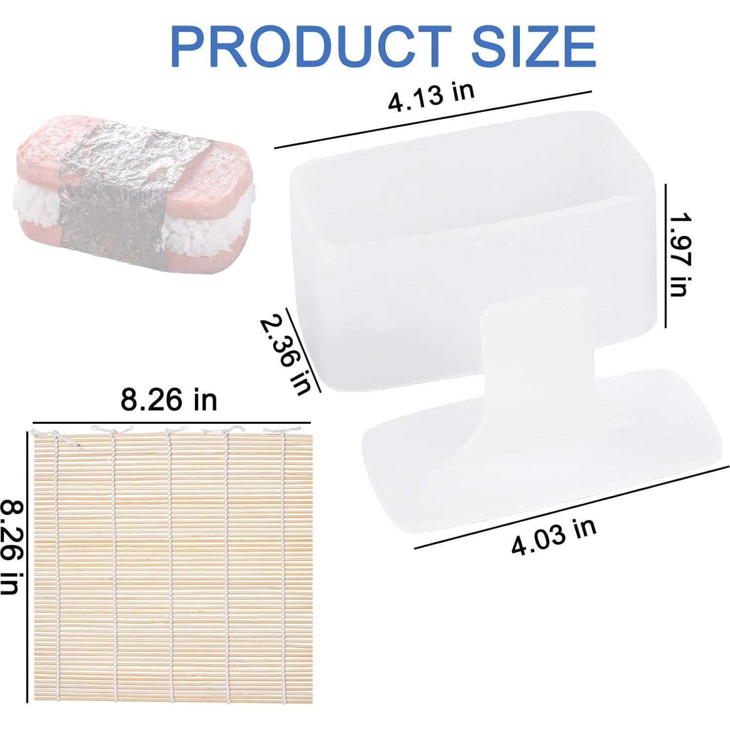 Kit de Molde para Musubi Wtpncil Antiadherente 2 Piezas