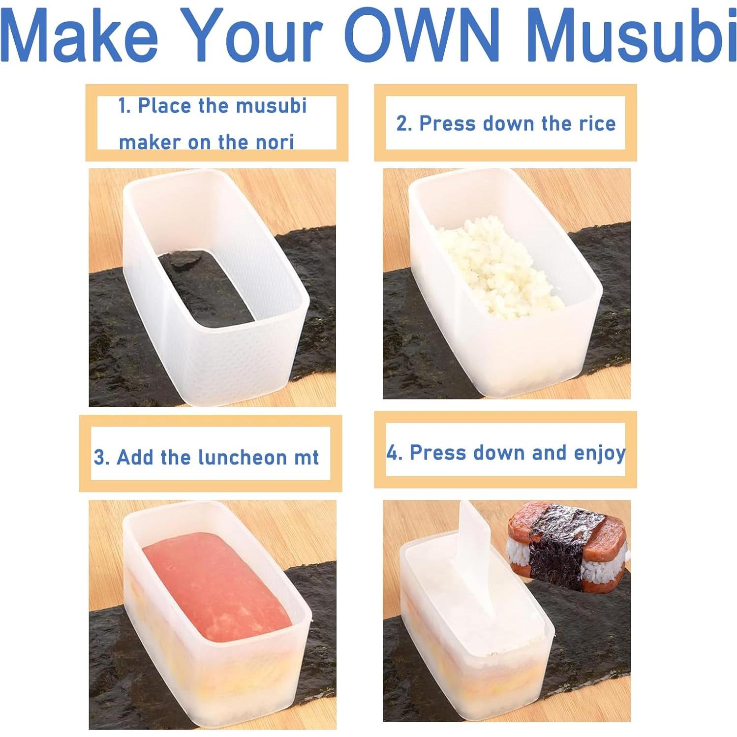 Kit de Molde para Musubi Wtpncil Antiadherente 2 Piezas