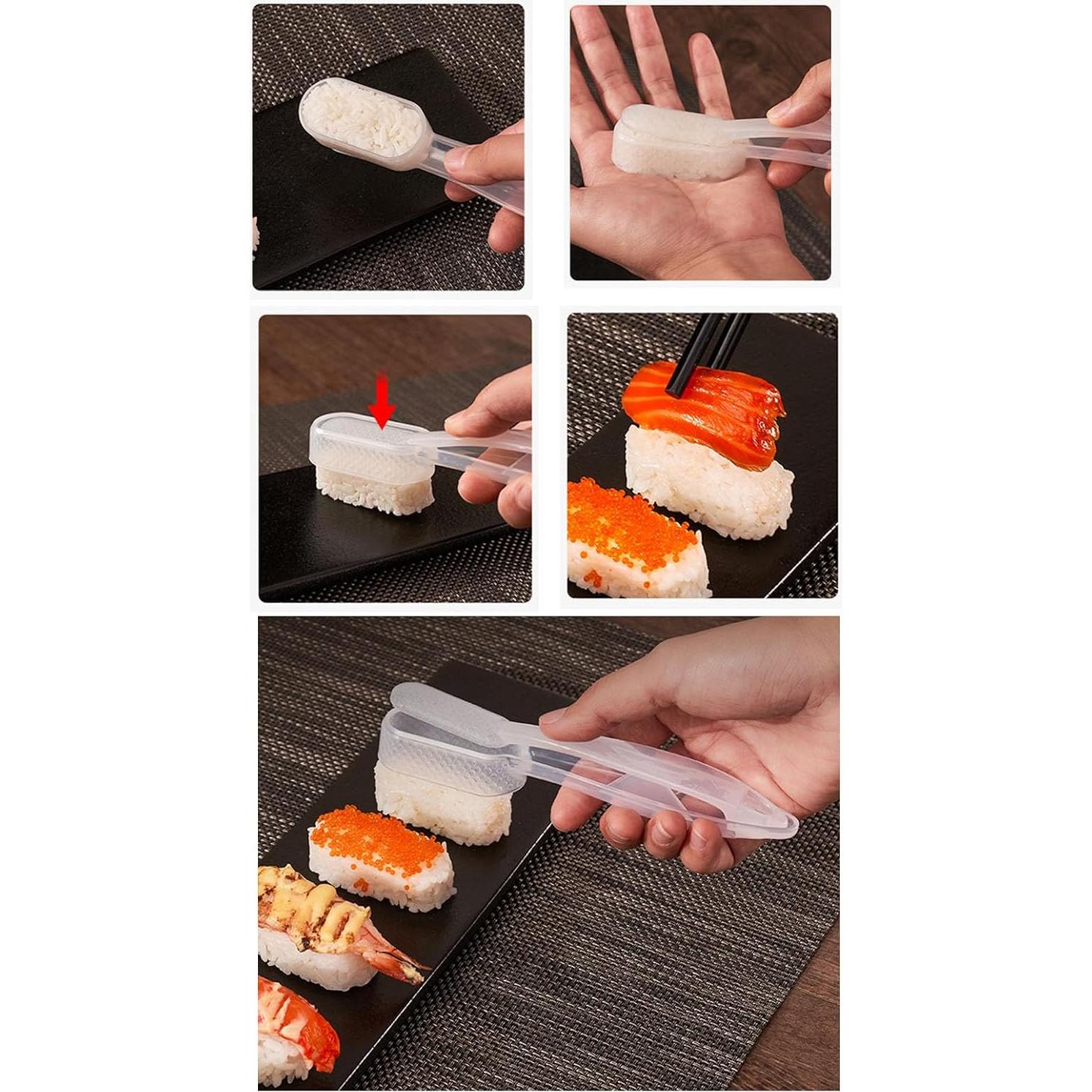 Kit de Molde para Sushi NentMent 4 Piezas Blanco