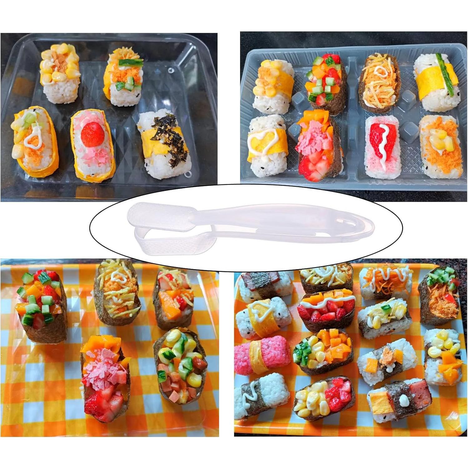 Kit de Molde para Sushi NentMent 4 Piezas Blanco