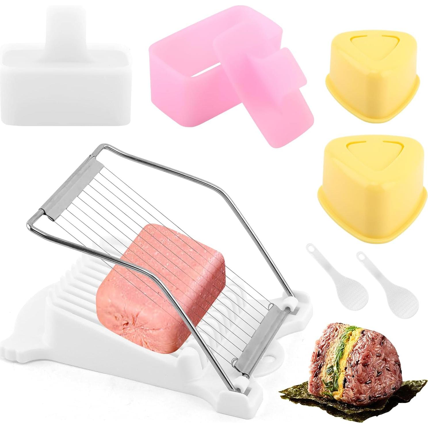 Kit de Fabricación de Musubi NINEFOX 7 Piezas Moldes Sushi