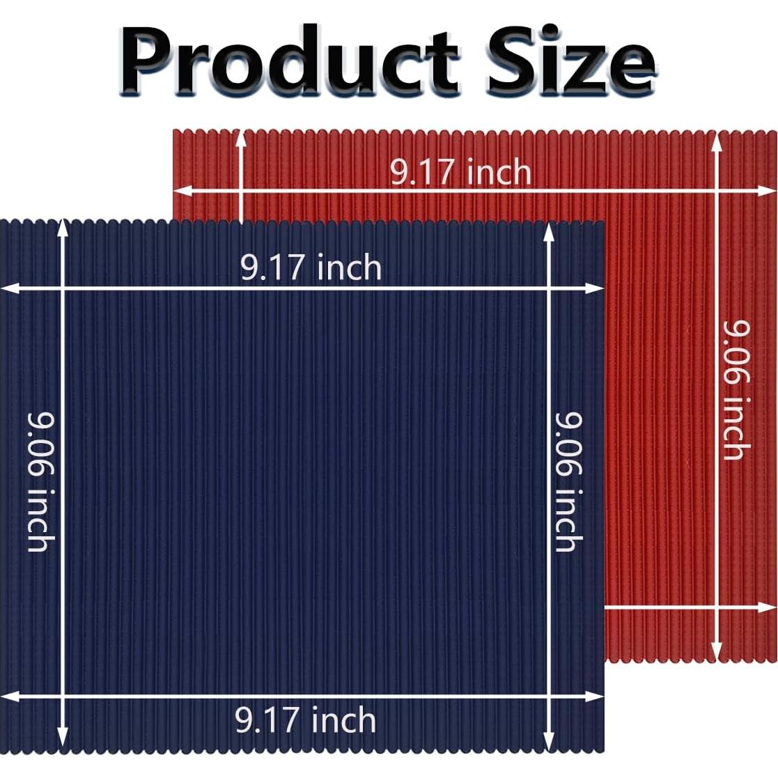 Estera de Sushi de Silicona Esamploe 2 Pcs Antiadherente