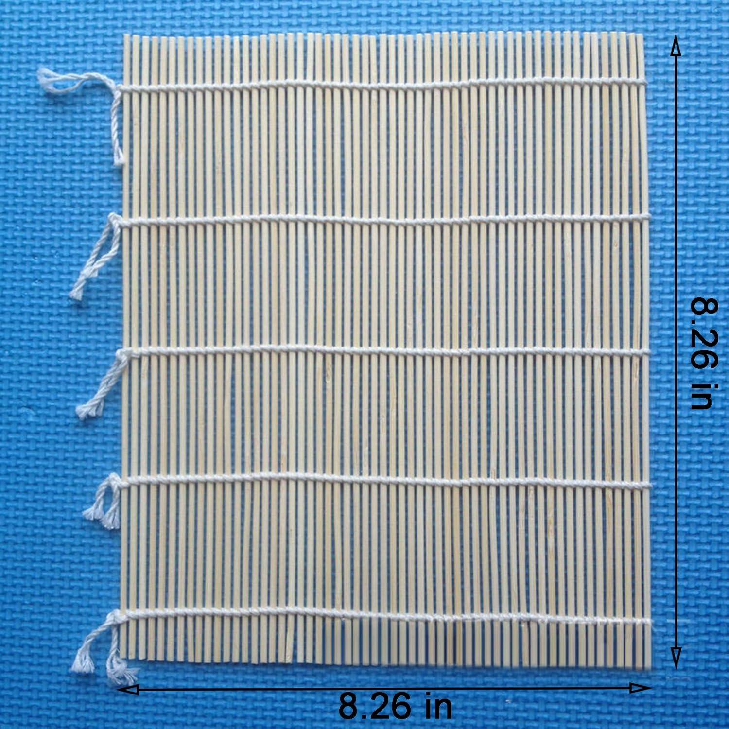 Estera de Sushi de Bambú Wtpncil - 4 Piezas Natural
