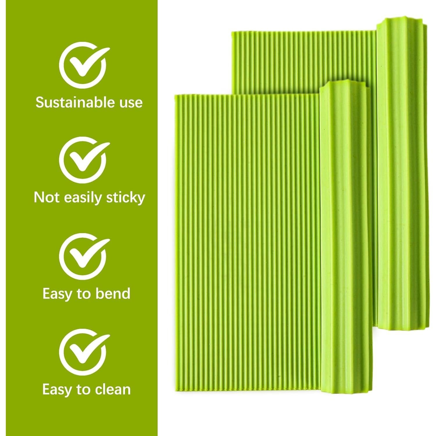 Kit de Hacer Sushi Gjinxi Silicona Verde Reutilizable 22x20cm