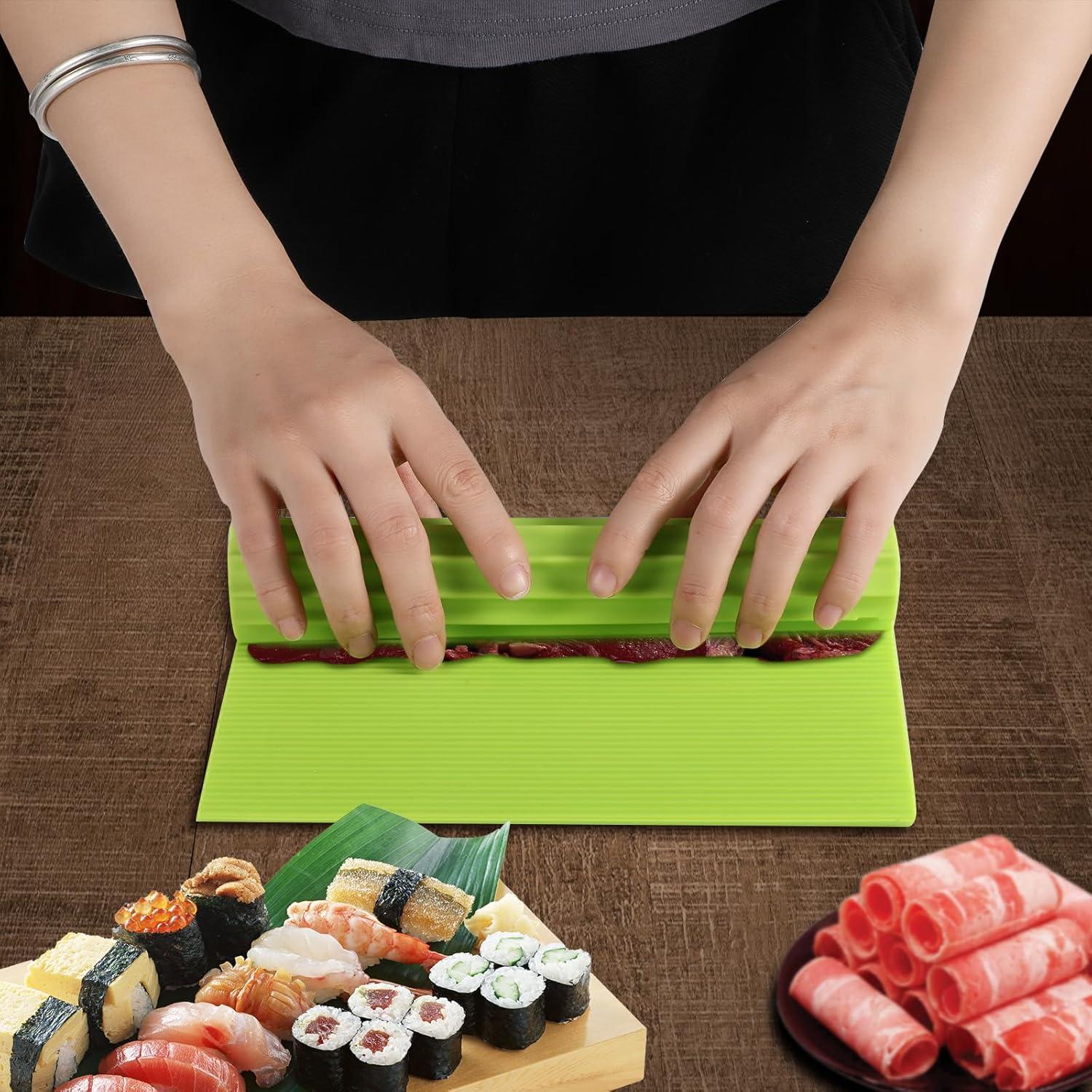 Kit de Hacer Sushi Gjinxi Silicona Verde Reutilizable 22x20cm