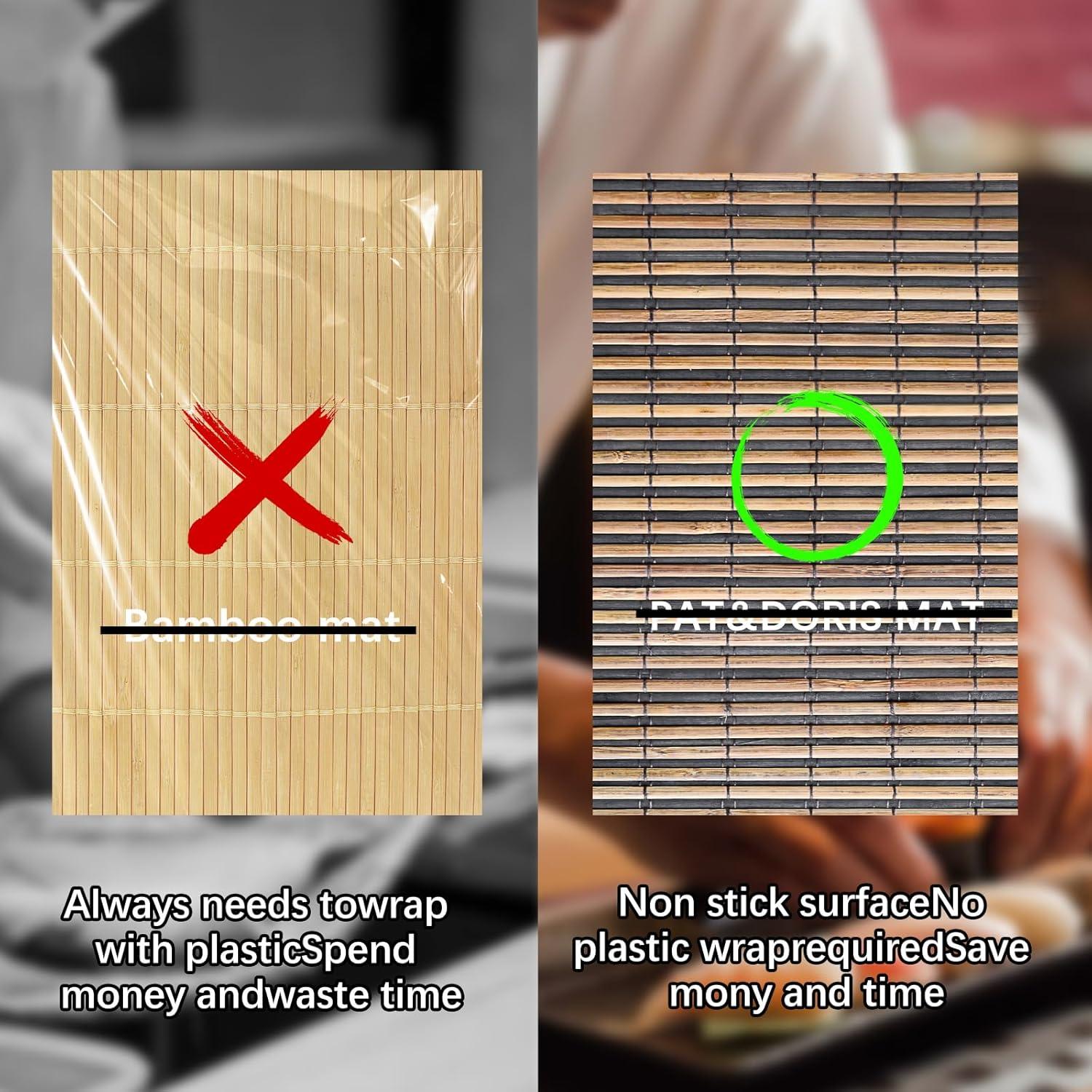 Kit de Hacer Sushi Gjinxi Silicona Verde Reutilizable 22x20cm