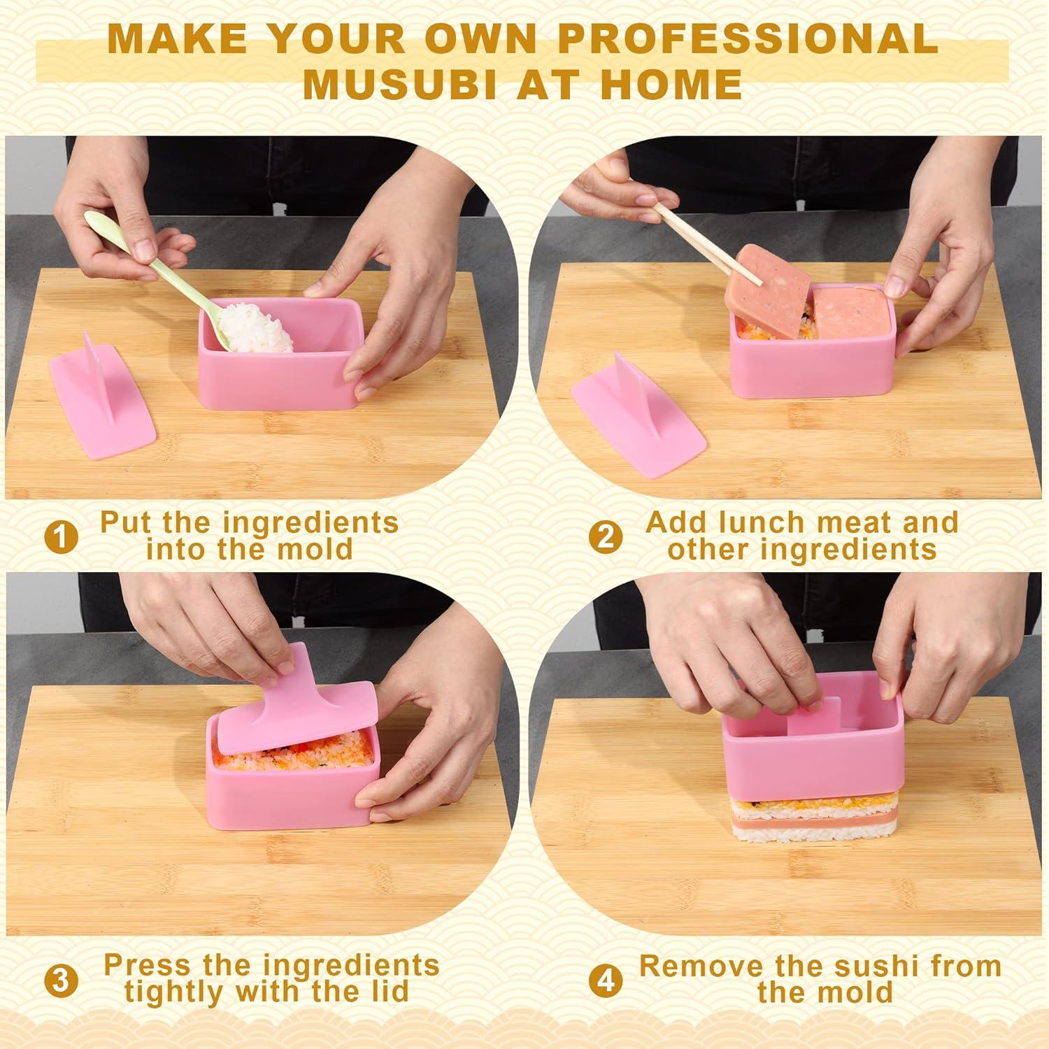 Kit Profesional para Hacer Musubi UERIAJIL - Molde y Cortador