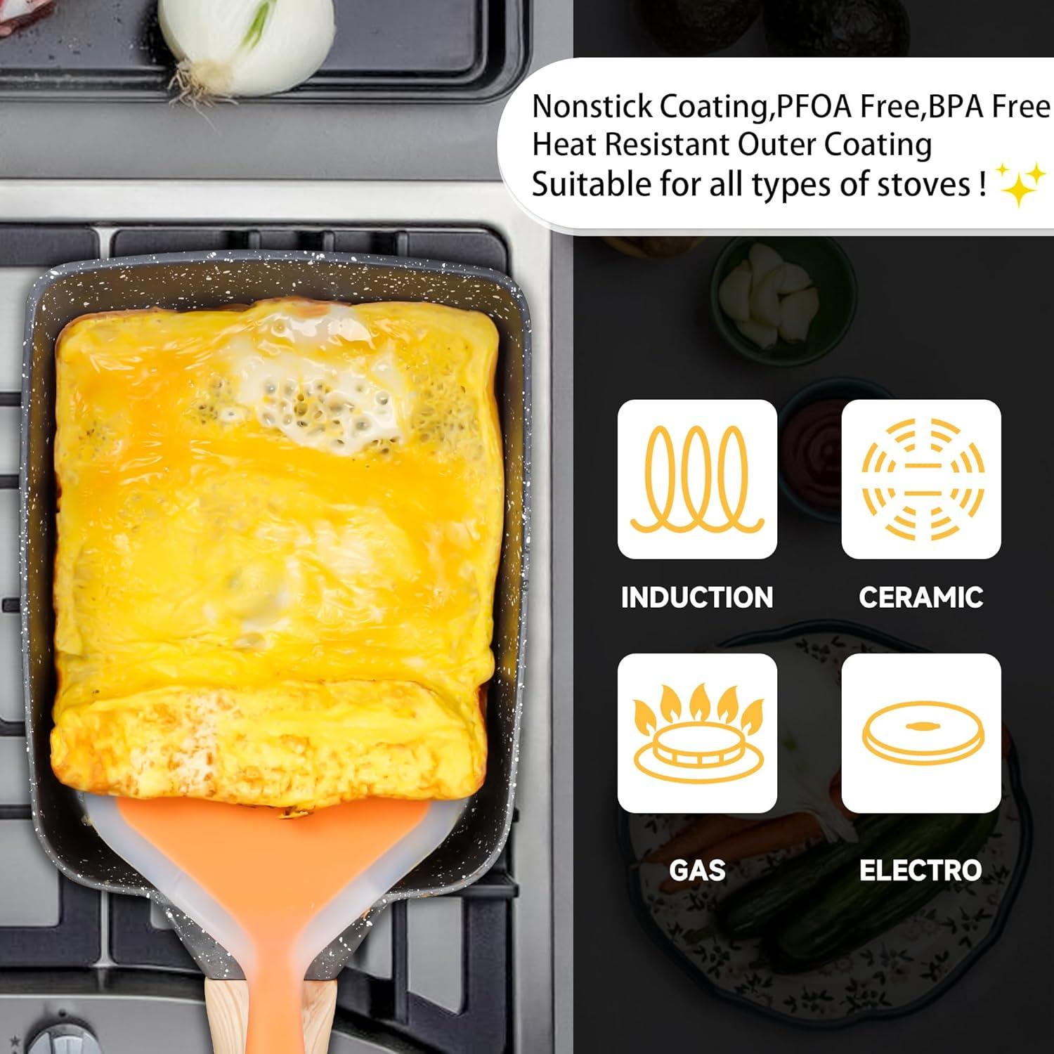 Sartén Tamagoyaki FUNGYAND 12 en 1 con Accesorios