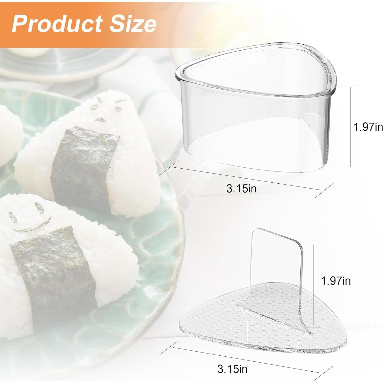 Moldes para Bolas de Arroz Onigiri MIUQILAIY 2 Piezas