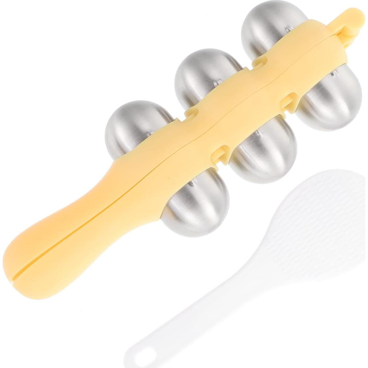 Molde de Bolas de Arroz Packove Acero Inoxidable 3 Piezas