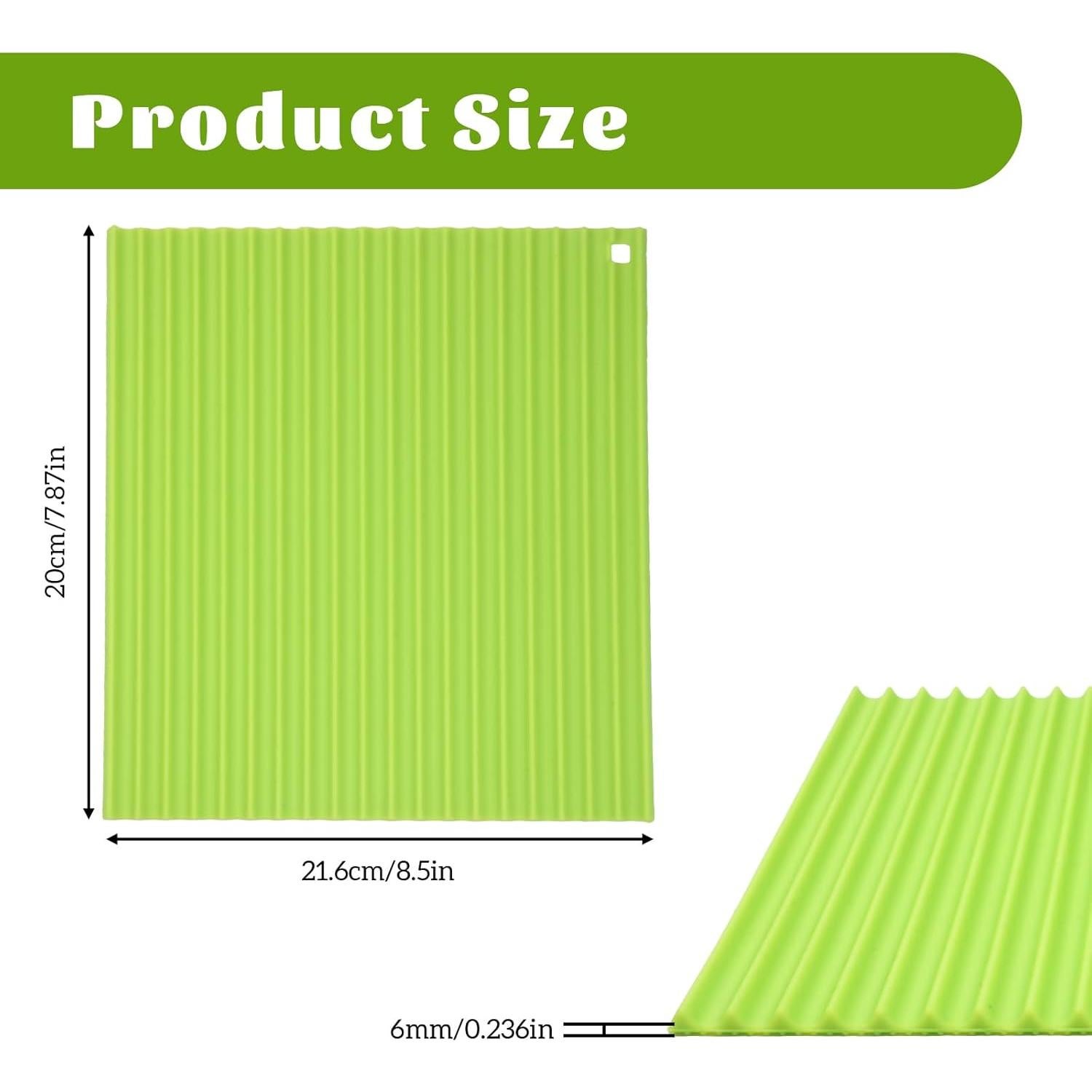 Estera de Sushi Silicona Reutilizable Apausvcm 21.6x20 cm