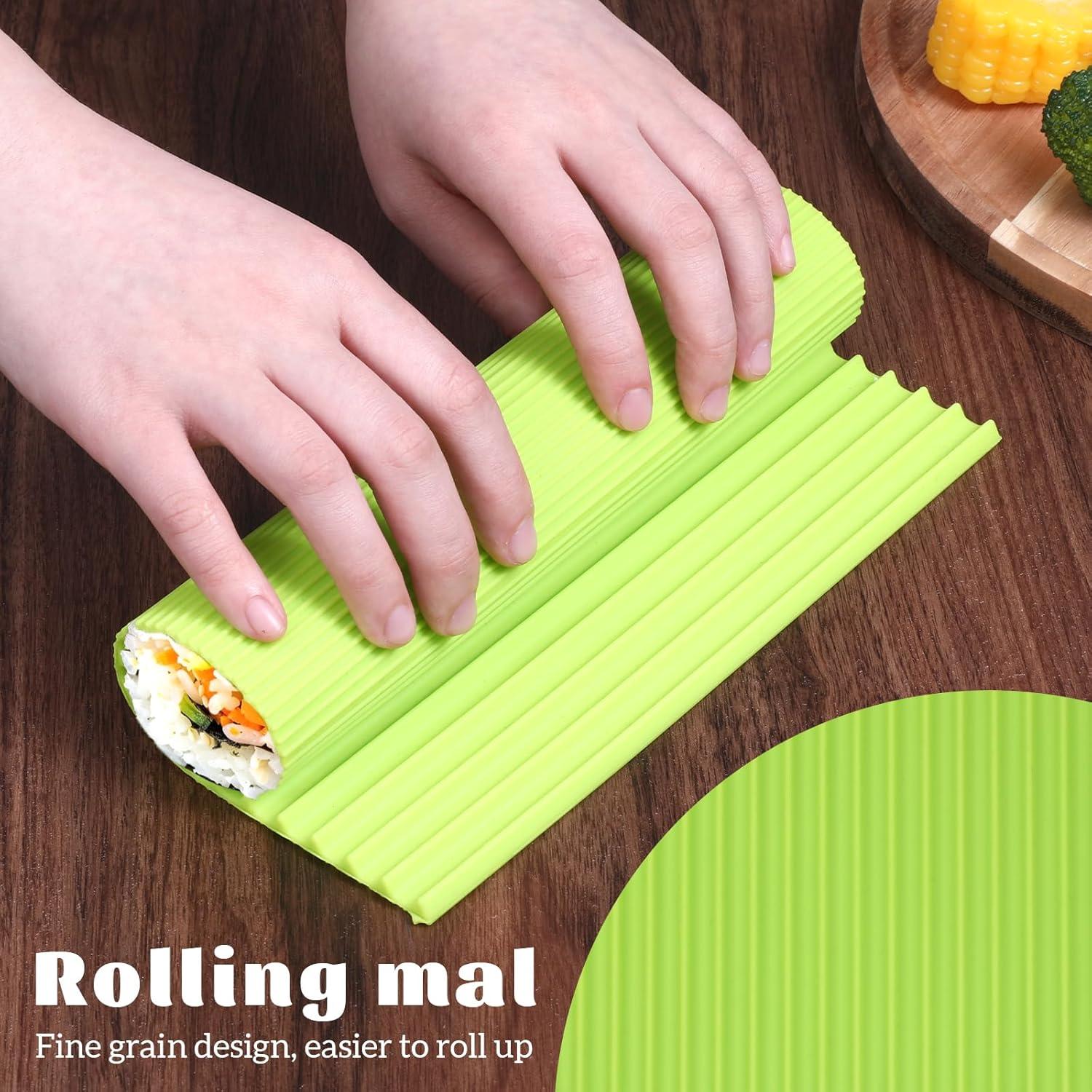 Estera de Sushi Silicona Reutilizable Apausvcm 21.6x20 cm