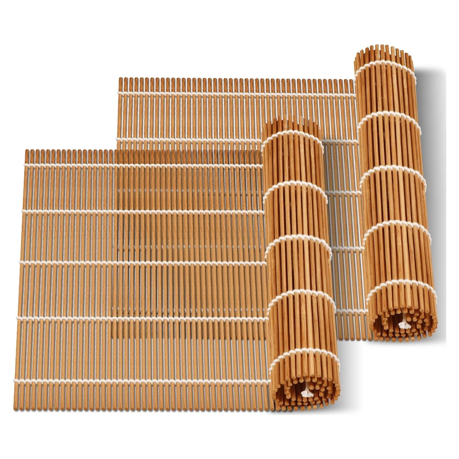 Estera de Bambú para Sushi MIUQILAIY 24,13 cm 2 Piezas