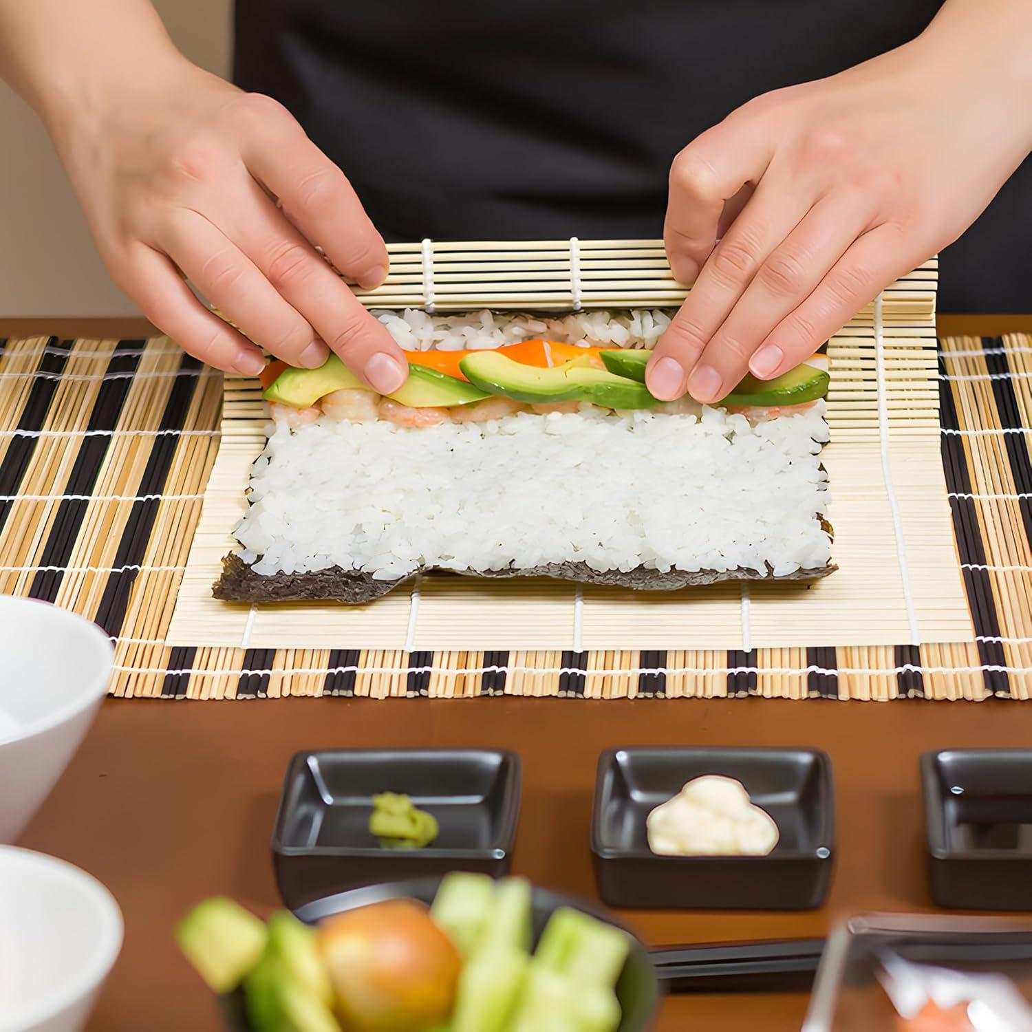 Estera de Sushi Fusión Select 24.1x24.1 cm de Bambú