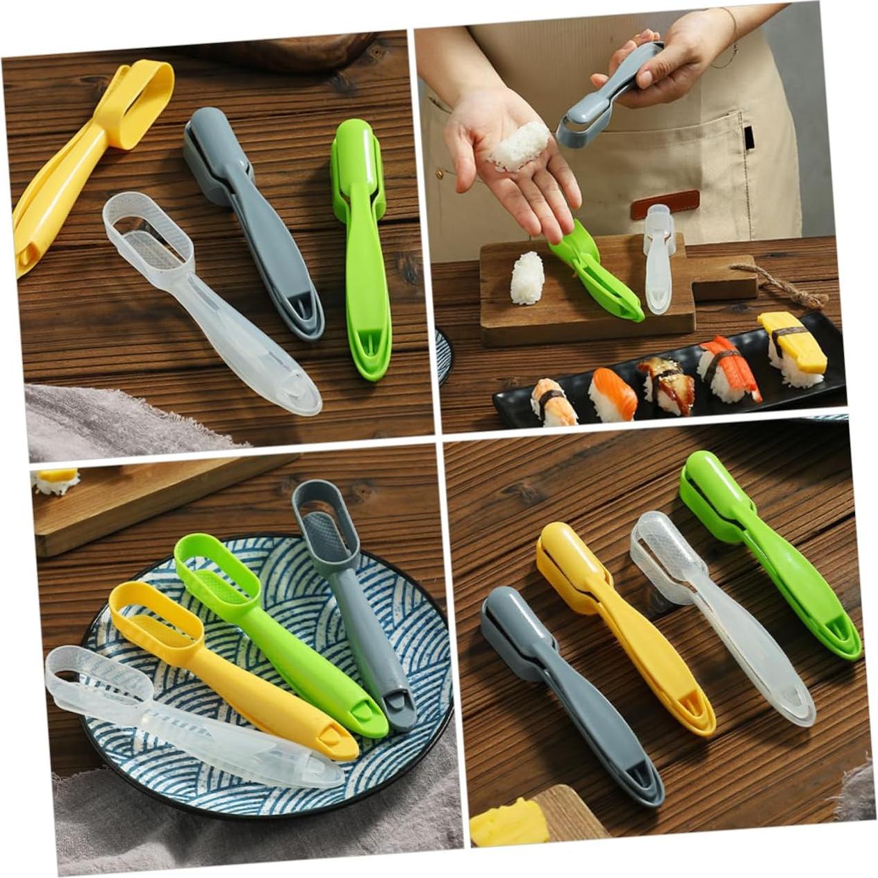 Molde para Bolas de Arroz Zerodeko 4 Piezas Sushi DIY