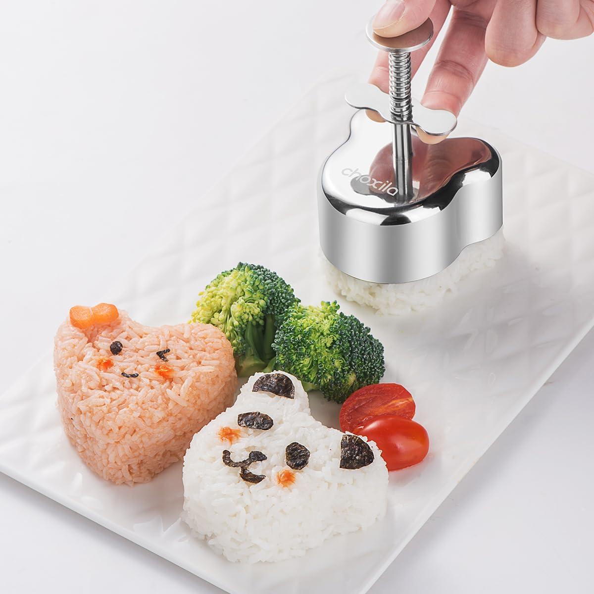 Juego de Moldes para Onigiri Choxila 4 Piezas Acero Inoxidable