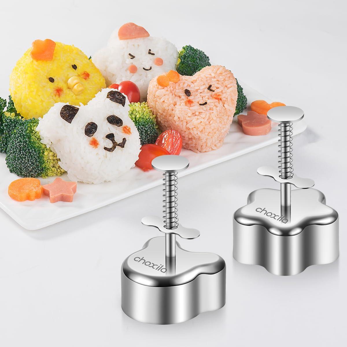 Juego de Moldes para Onigiri Choxila 4 Piezas Acero Inoxidable