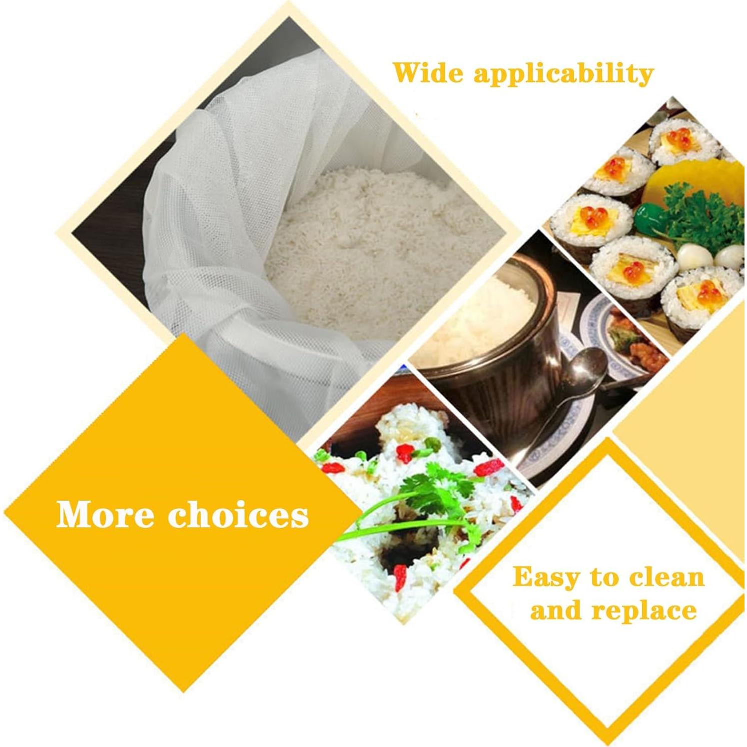 Red de Cocción de Arroz Hovoten 109 cm Antiadherente 4PCS