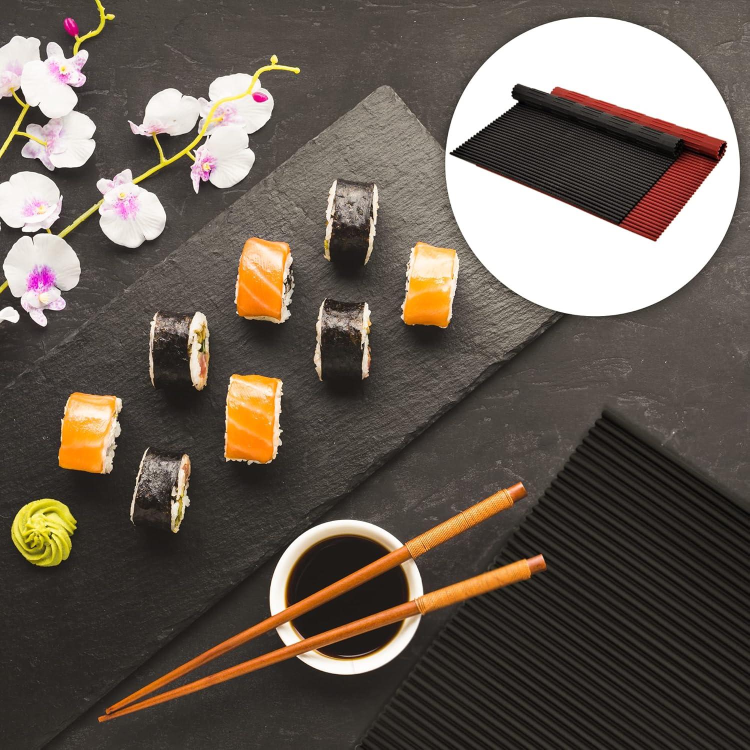 Rodillo de Sushi HardlyStars Silicona Antiadherente Set 2