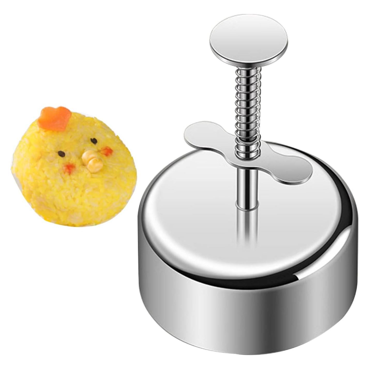 Molde de prensa musubi TAFALAA acero inoxidable redondo