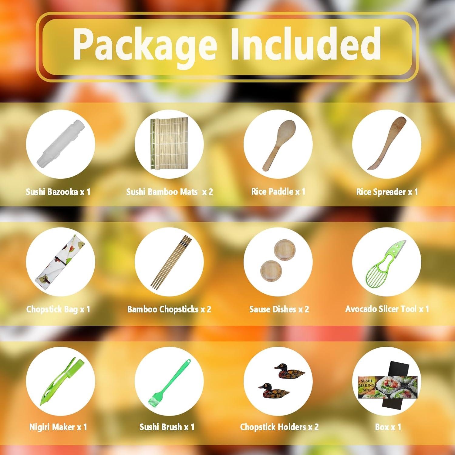 Kit de Hacer Sushi Todo en Uno Bazooka 29.97x10.41cm