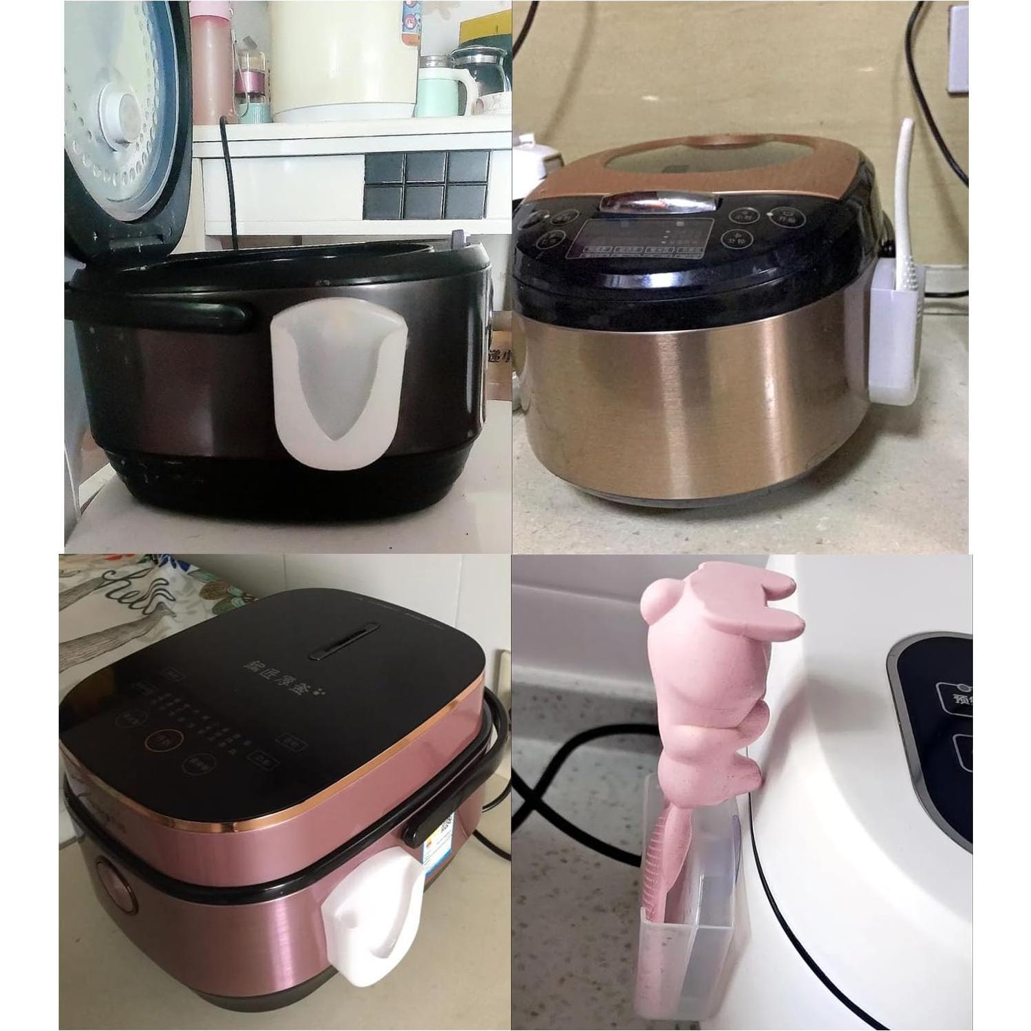 Organizador de Cuchara de Arroz NentMent 3 Piezas Ventosa