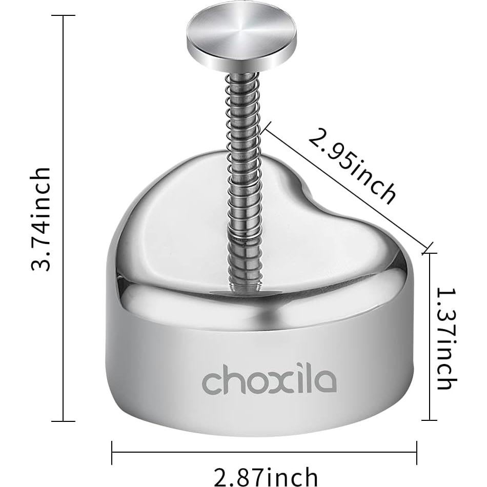 Molde de Onigiri Corazón Choxila - Acero Inoxidable 130g