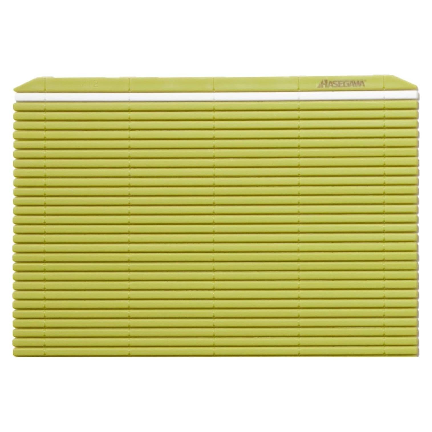 Estera de plástico verde Hasegawa 16.5 x 24.9 cm para sushi