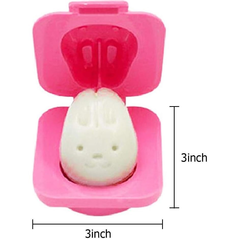 YunKo 6 Moldes de Arroz en Forma de Animales y Corazón