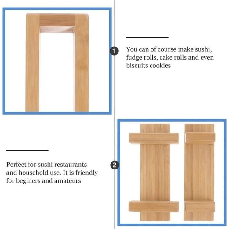 Prensa de Sushi de Madera Haofy - Kit DIY para Rollos