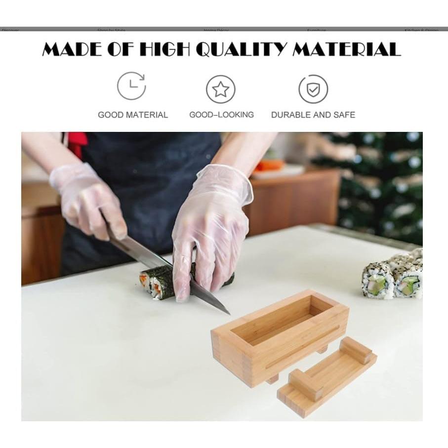 Prensa de Sushi de Madera Haofy - Kit DIY para Rollos