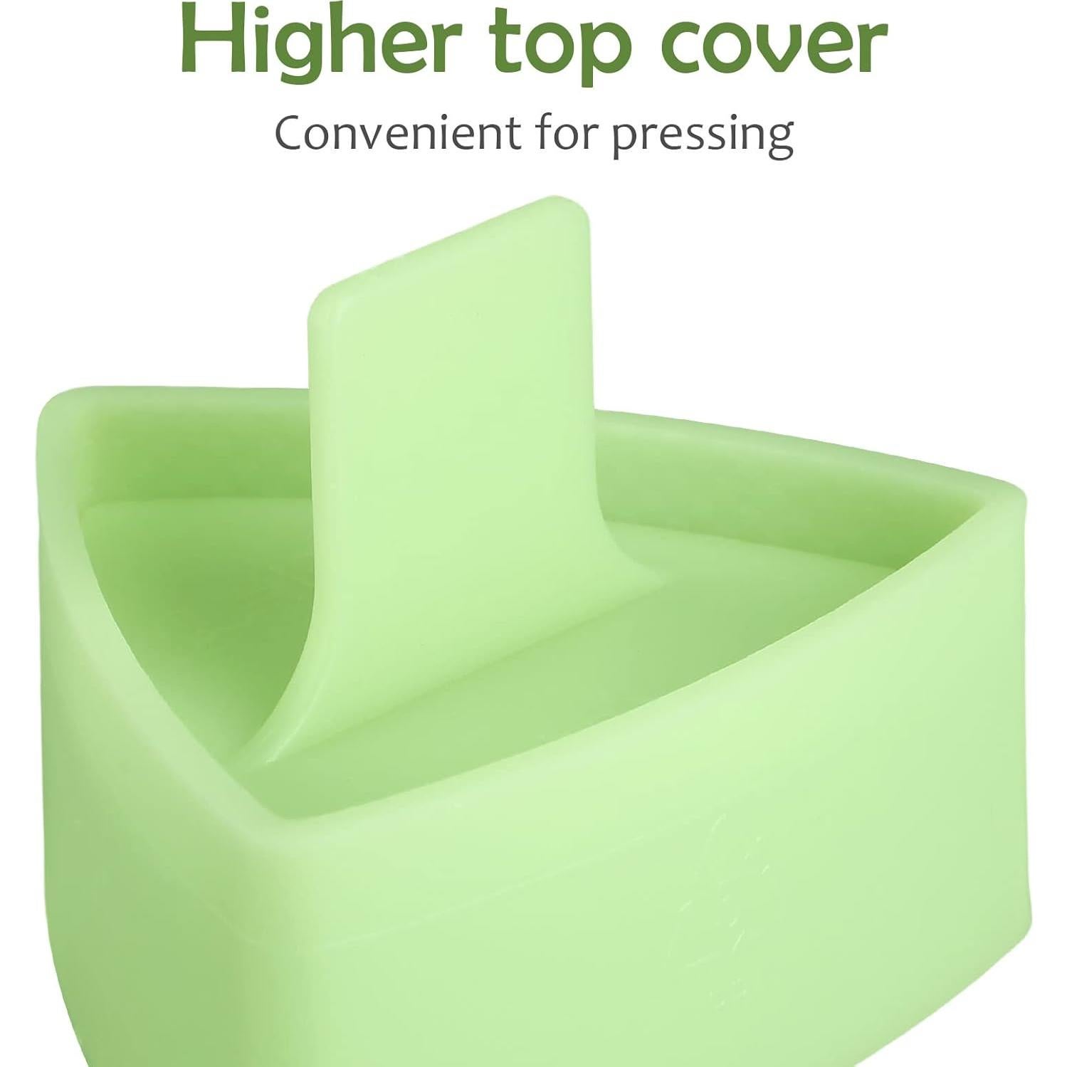 Molde de Sushi Triangular UPKOCH Antiadherente Verde 100g