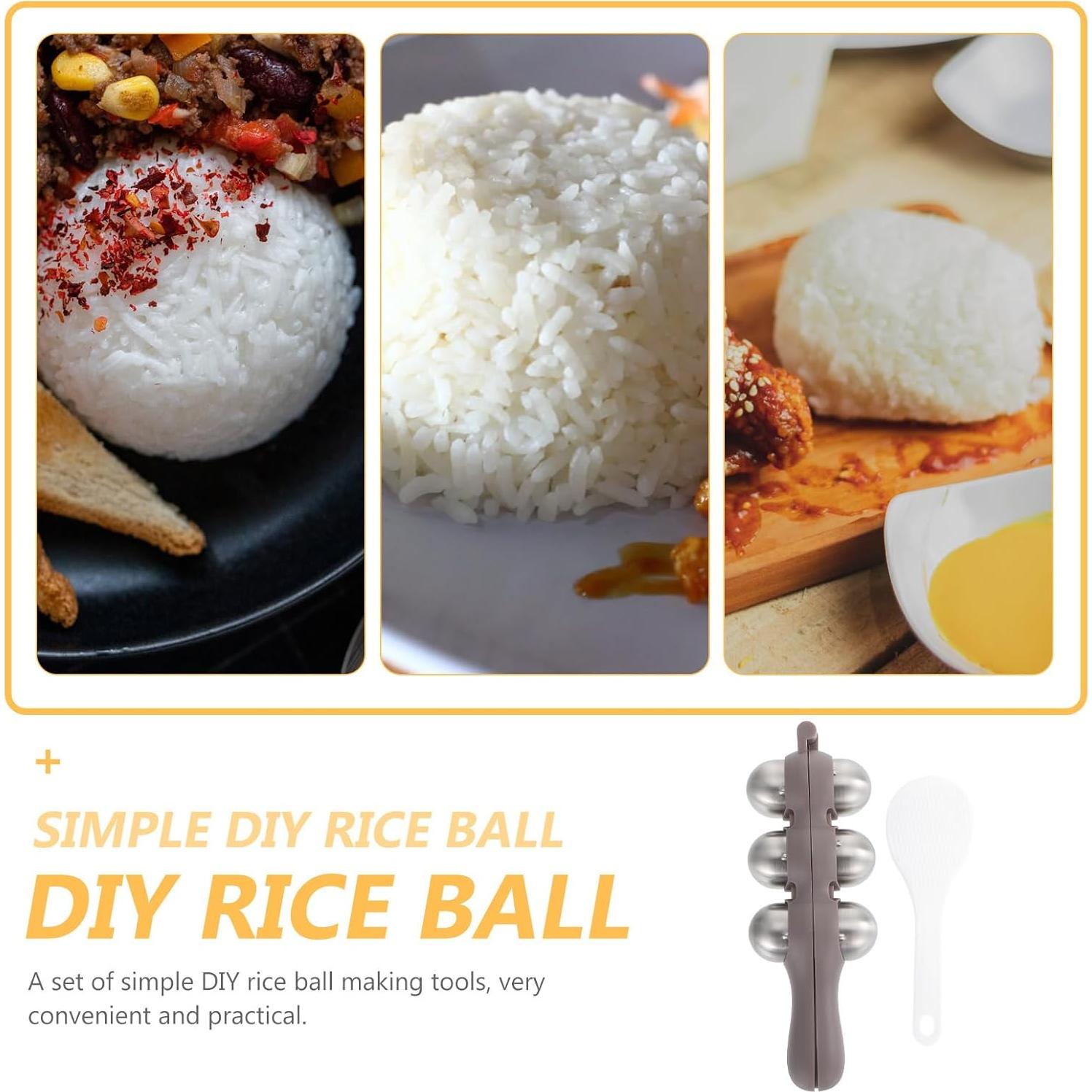 Juego de Moldes para Onigiri CALLARON Acero Inoxidable 3 Pzas