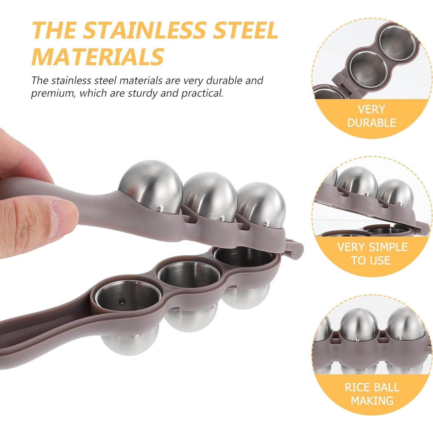 Juego de Moldes para Onigiri CALLARON Acero Inoxidable 3 Pzas