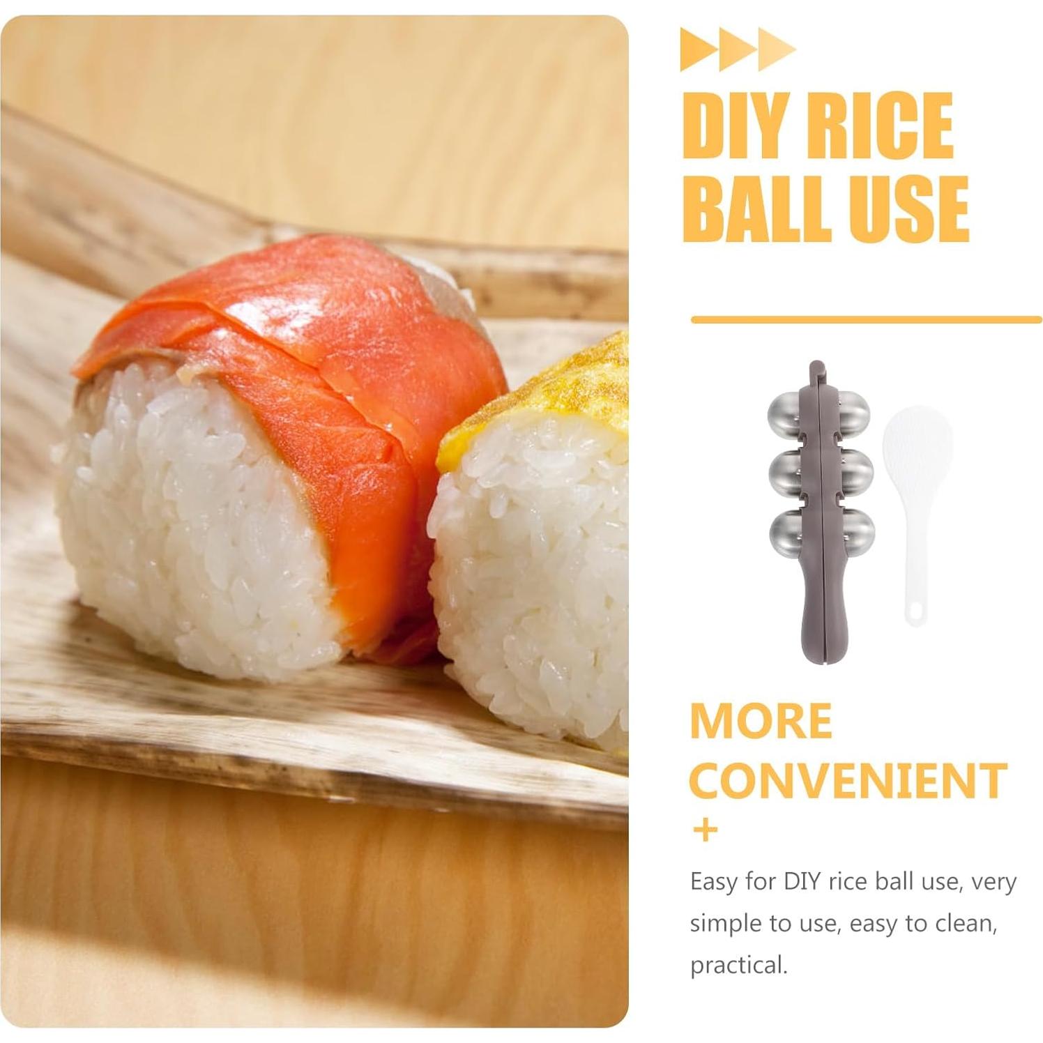 Juego de Moldes para Onigiri CALLARON Acero Inoxidable 3 Pzas